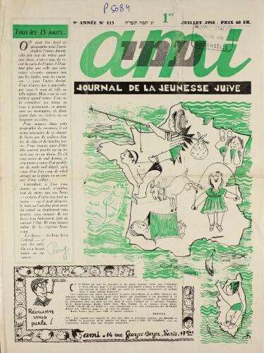 Ami : Mensuel pour la Jeunesse. Vol.09 N°115 (01 juil. 1958)
